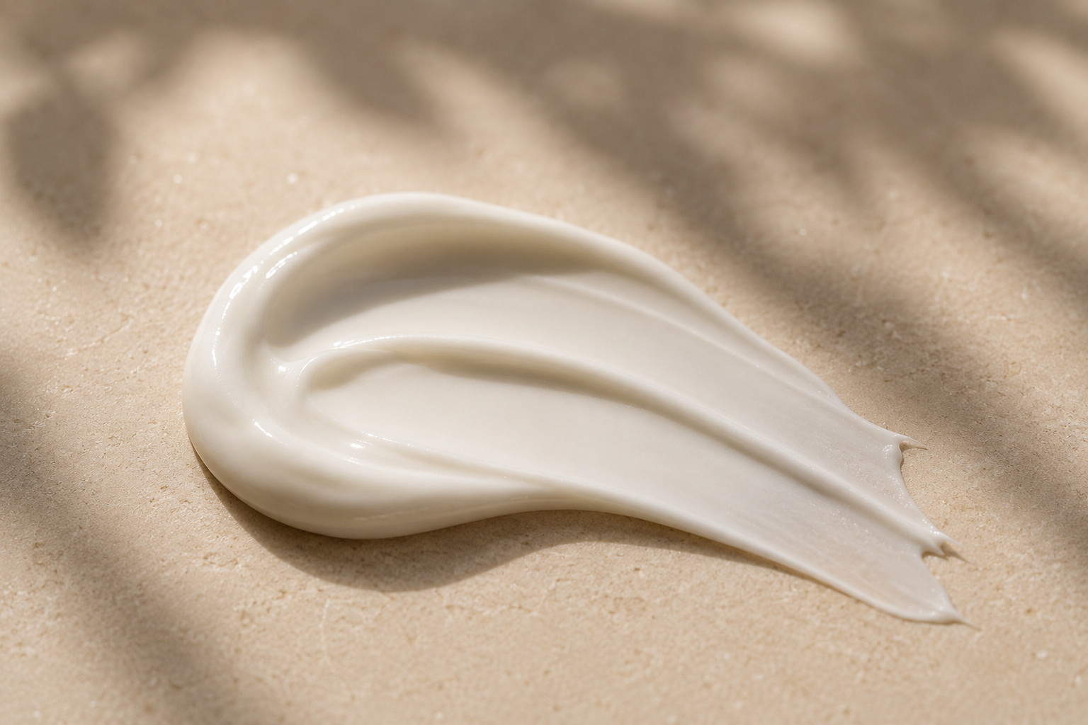 Close up of cream texture for prescription skincare