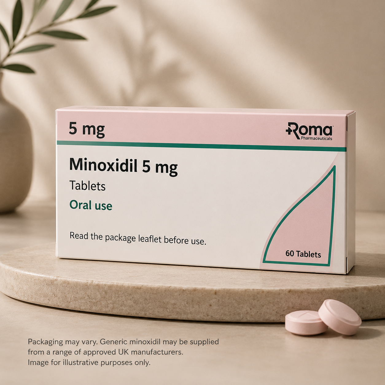 Oral Minoxidil 5mg tablets